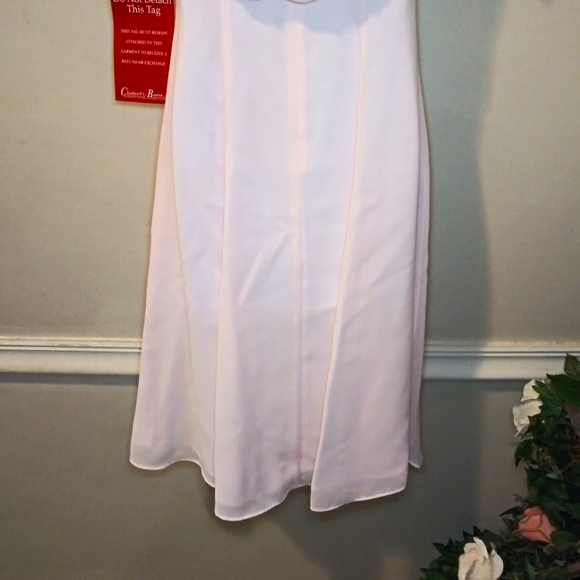 Vintage Girl's Lanz of Salzburg Pale Pink Lace & Chiffon Special Occasion Dress - Picture 11 of 15